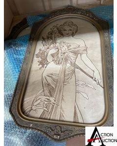 ANTIQUE FRAMED DRAWINGS